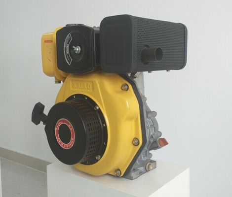 Profesyonel 3.68kva Tek Silindirli Küçük Dizel Motor 1500rpm Geri Dengeleyicili