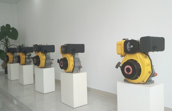 8kw 1500rpm Taşınabilir Dizel Motor Tek Silindir CE ISO Sertifikası