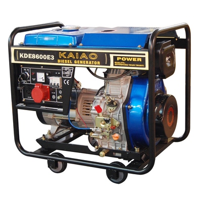 KDE8600E3 7.5kva Açık Frame Dizel Jeneratörler, 3 Fazlı Dizel Jeneratör