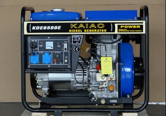 3600 Rpm 5kw açık çerçeveli dizel jeneratörler, tek fazlı dizel jeneratör