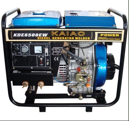 Open Frame Dizel Kaynakçı Jeneratörü 50hz 200A 3000rmp Elektrikli Starterli