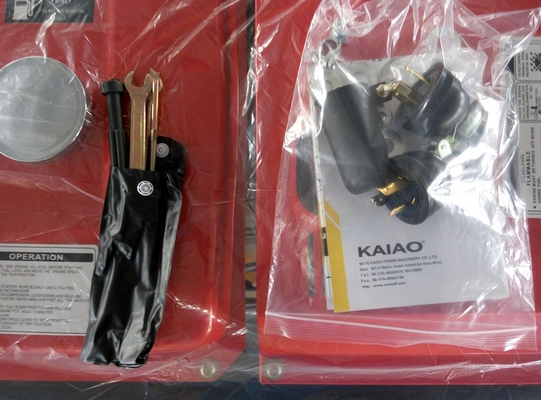Kompakt dizel jeneratör, profesyonel hava soğutması ile 5 kW AC elektrikli başlangıç jeneratörü