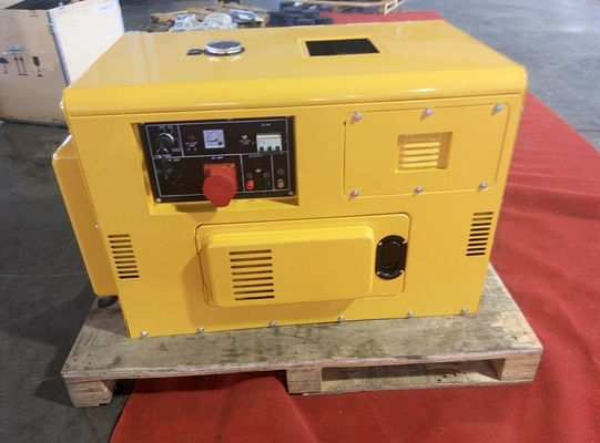 KDE12T 8KW taşınabilir minyatür dizel jeneratör, elektrikli çalıştırma ile dizel motor jeneratörü seti
