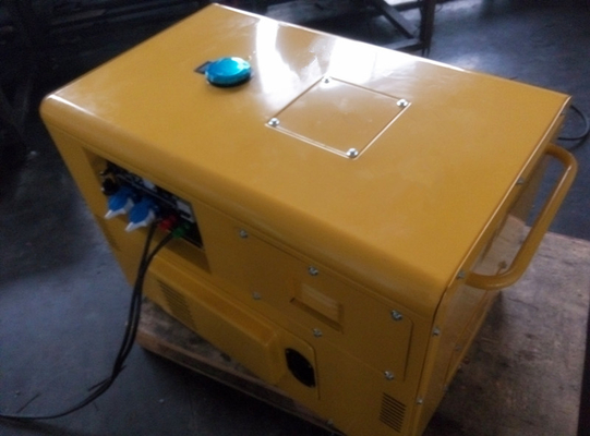 KDE12T 8KW taşınabilir minyatür dizel jeneratör, elektrikli çalıştırma ile dizel motor jeneratörü seti