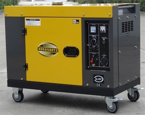 7kva Tek Silindirli 3 Fazlı 60hz Sessiz Dizel Jeneratör