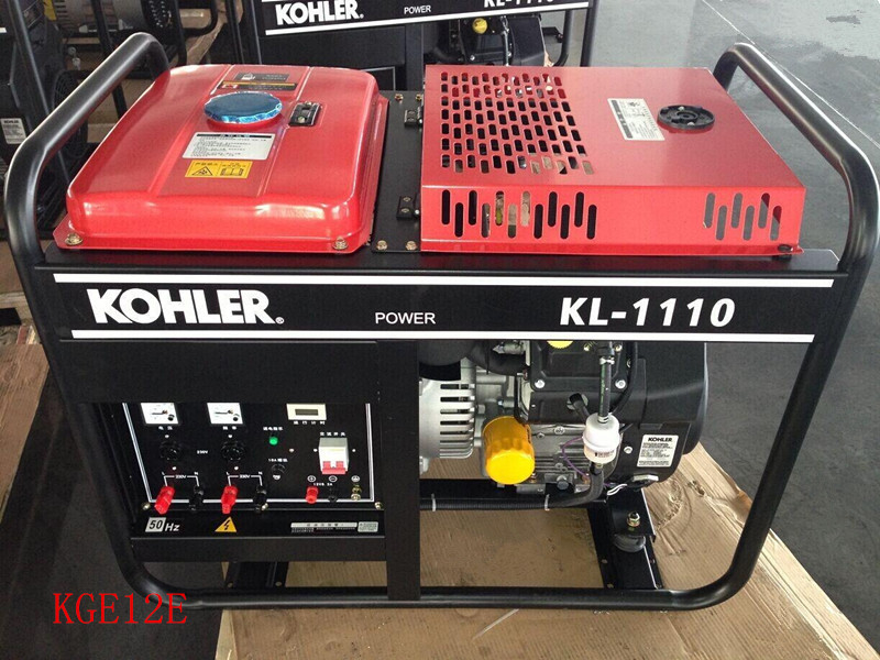 Açık Çerçeve 2 Silindirli 10KW Bekleme Benzin Enerji Jeneratörü, 995*630*790mm